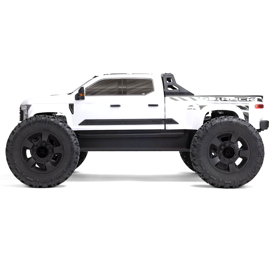 1/7 Big Rock 4WD BLX (Requires battery & charger): White: ARA7612T3