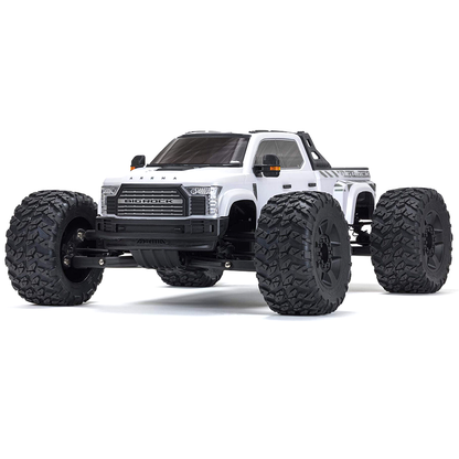 1/7 Big Rock 4WD BLX (Requires battery & charger): White: ARA7612T3