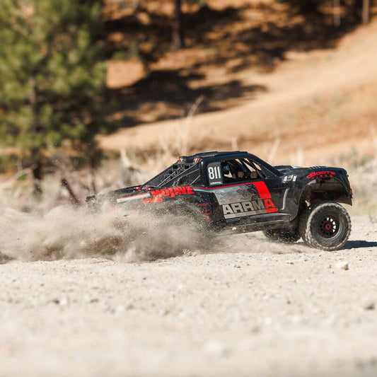 1/7 Mojave 6S 4WD EXB: (Requires battery & charger):Black