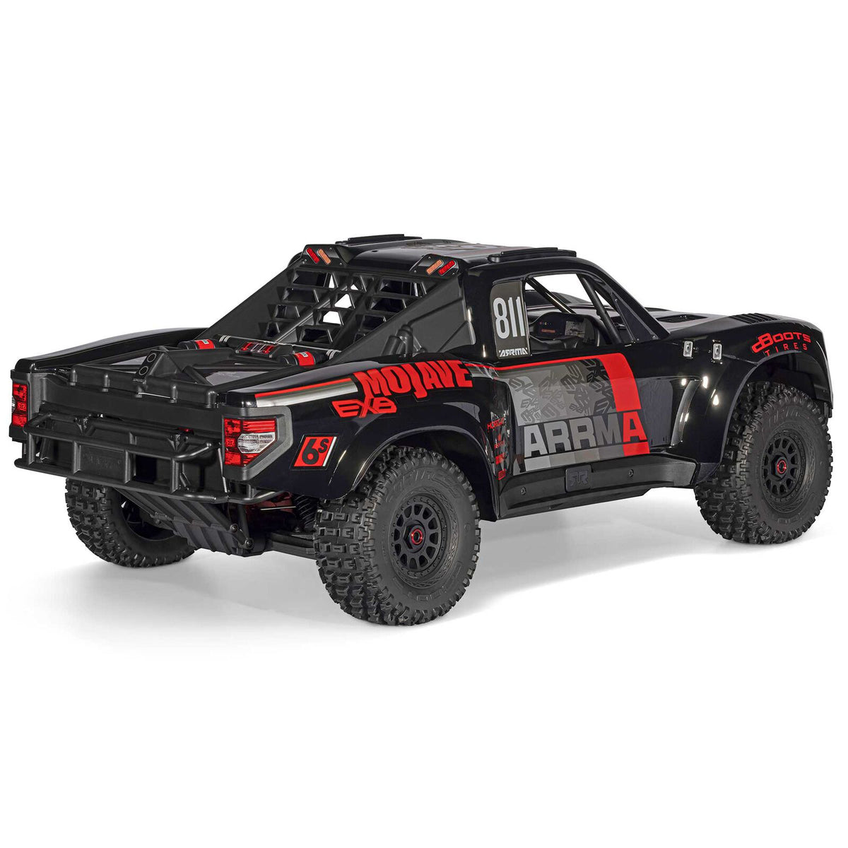 1/7 Mojave 6S 4WD EXB: (Requires battery & charger):Black