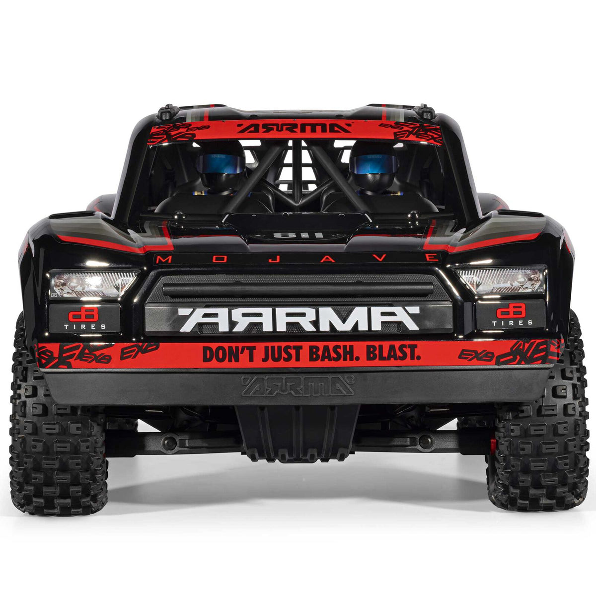1/7 Mojave 6S 4WD EXB: (Requires battery & charger):Black