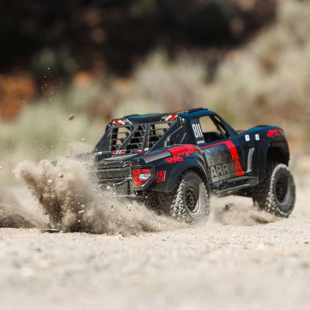 1/7 Mojave 6S 4WD EXB: (Requires battery & charger):Black