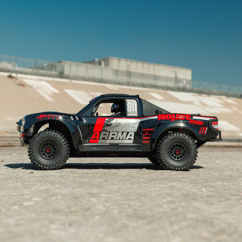 1/7 Mojave 6S 4WD EXB: (Requires battery & charger):Black
