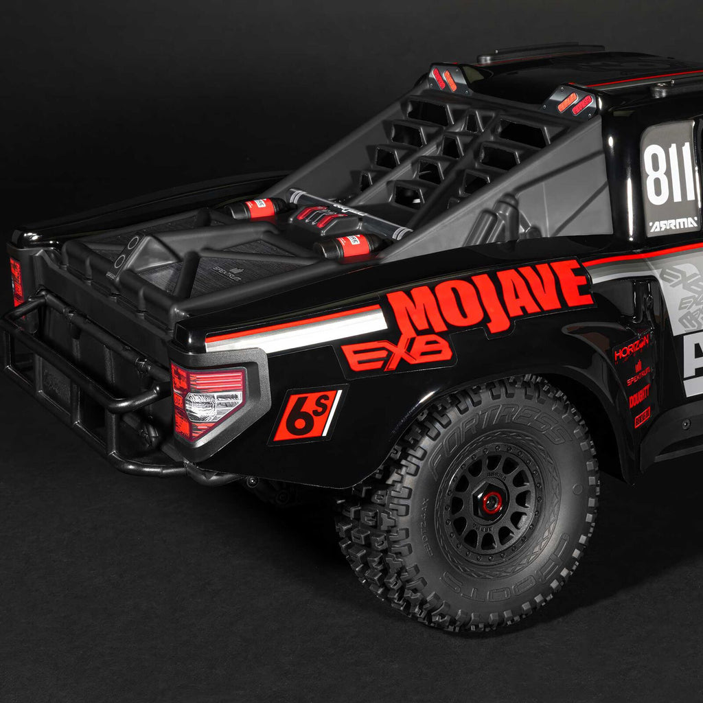 1/7 Mojave 6S 4WD EXB: (Requires battery & charger):Black