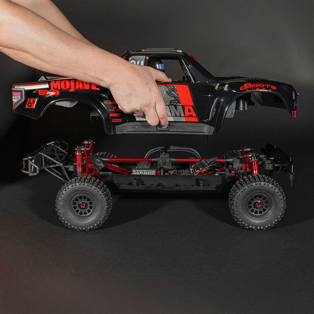 1/7 Mojave 6S 4WD EXB: (Requires battery & charger):Black