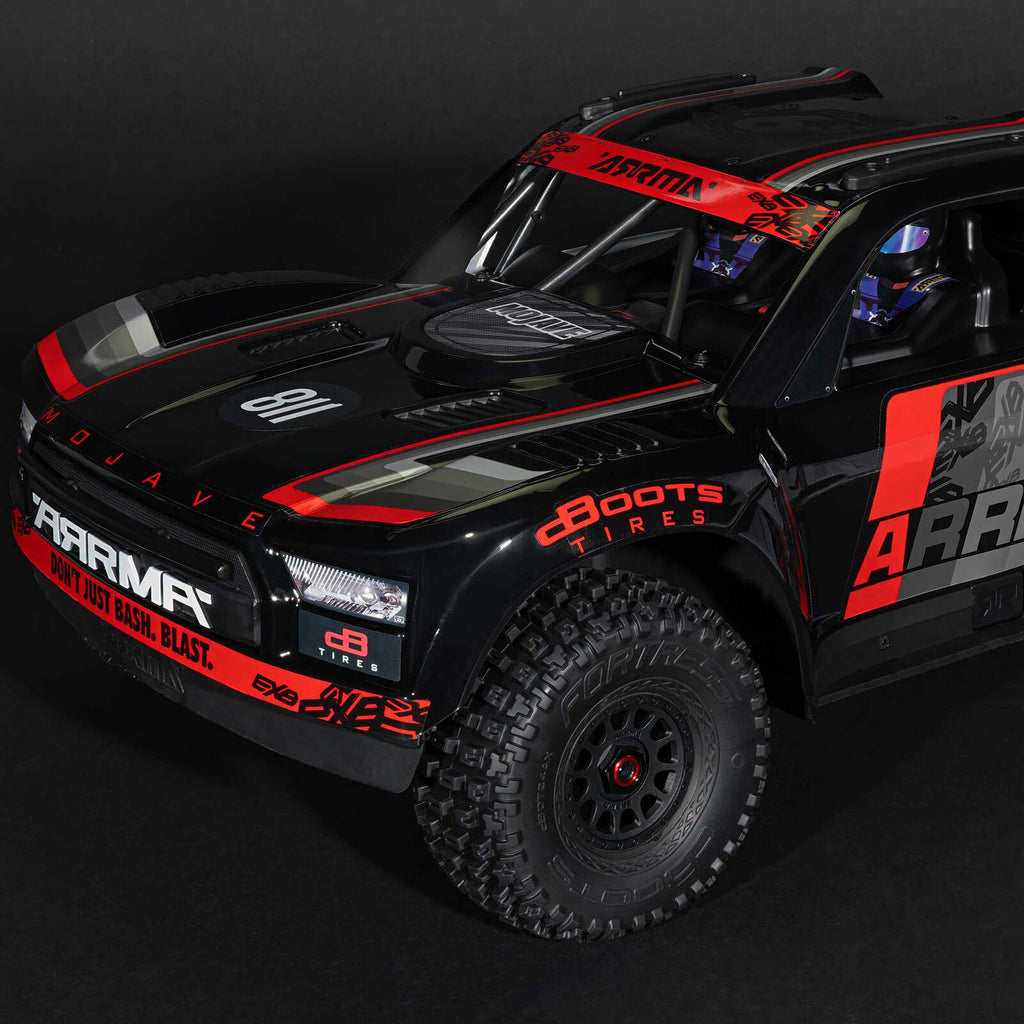 1/7 Mojave 6S 4WD EXB: (Requires battery & charger):Black