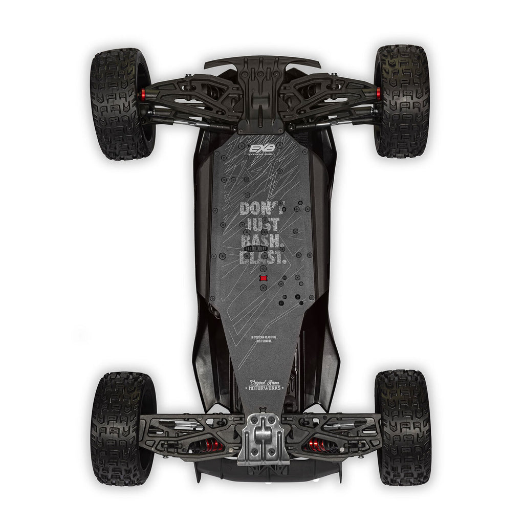 ARRMA 1/7 Talion 6S EXB 4x4 RTR Brushless Speed Truck, Black (ARA7707V6T1)