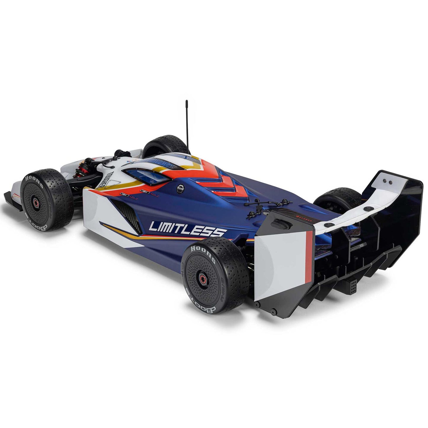 1/7 LIMITLESS 8S 4X4 RTR Blue (Requires electronics, battery & charger): ARA7816T2