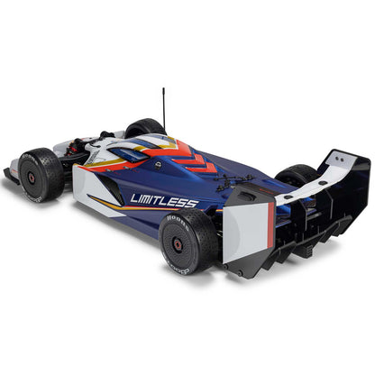 1/7 LIMITLESS 8S 4X4 RTR Blue (Requires electronics, battery & charger): ARA7816T2