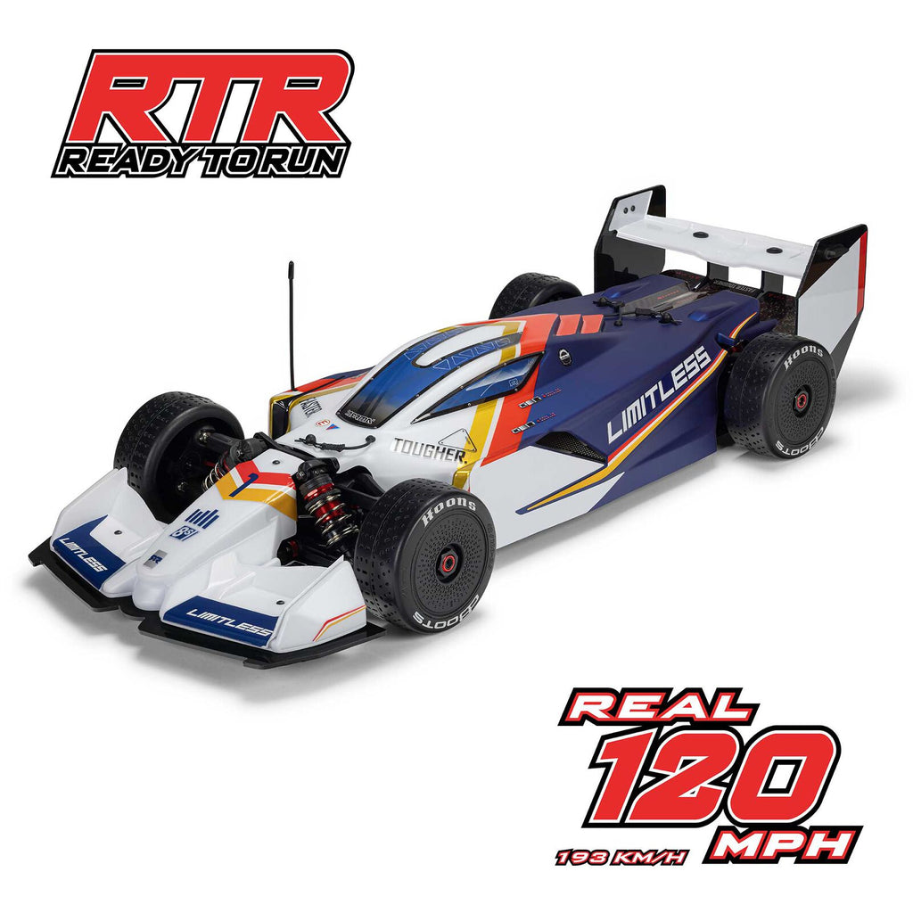 ARRMA 1/7 LIMITLESS 8S 4x4 RTR Blue (Requires electronics, battery & charger) (ARA7816T2)
