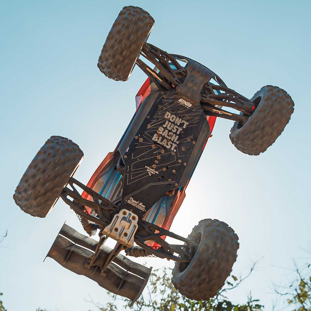 ARRMA 1/8 Kraton 6S, 4WD, BLX (Requires battery & charger): (Blue/Orange) (ARA8608V6T1)