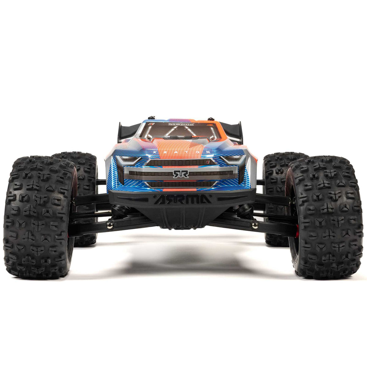 ARRMA 1/8 Kraton 6S, 4WD, BLX (Requires battery & charger): (Blue/Orange) (ARA8608V6T1)