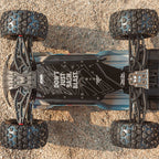 ARRMA 1/8 Kraton 6S, 4WD, BLX (Requires battery & charger): (Blue/Orange) (ARA8608V6T1)