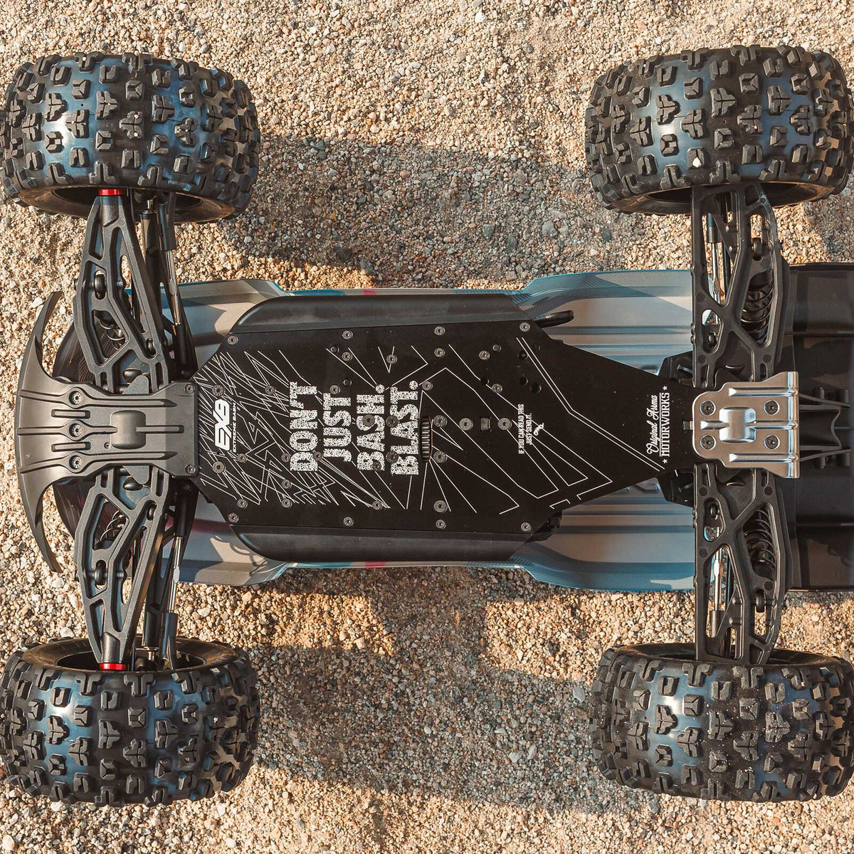 ARRMA 1/8 Kraton 6S, 4WD, BLX (Requires battery & charger): (Blue/Pink) (ARA8608V6T2)