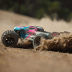 ARRMA 1/8 Kraton 6S, 4WD, BLX (Requires battery & charger): (Blue/Pink) (ARA8608V6T2)