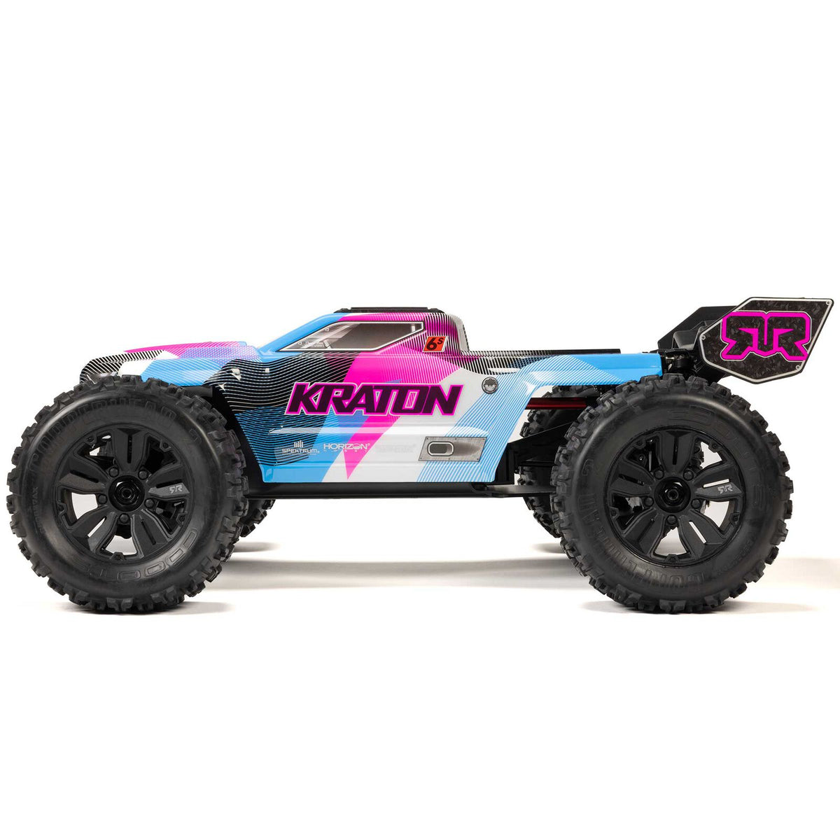 ARRMA 1/8 Kraton 6S, 4WD, BLX (Requires battery & charger): (Blue/Pink) (ARA8608V6T2)