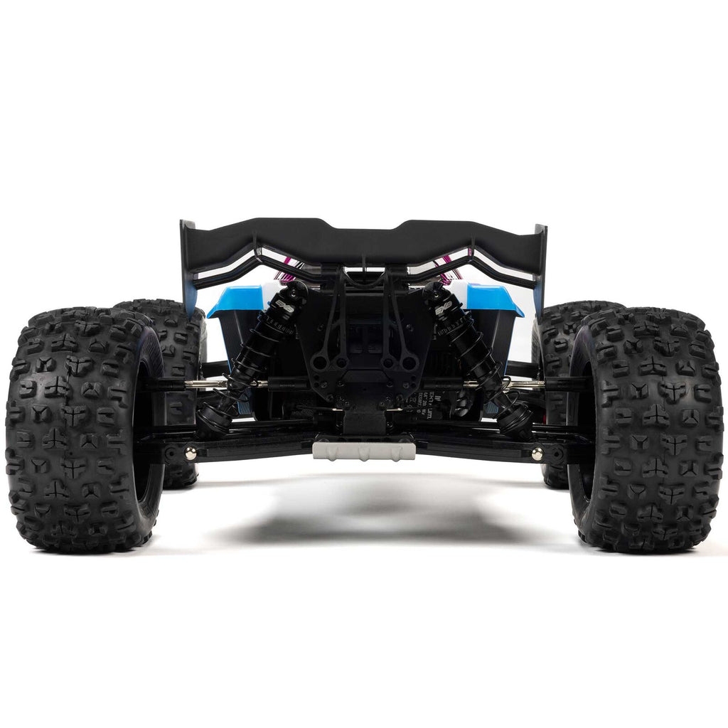 ARRMA 1/8 Kraton 6S, 4WD, BLX (Requires battery & charger): (Blue/Pink) (ARA8608V6T2)