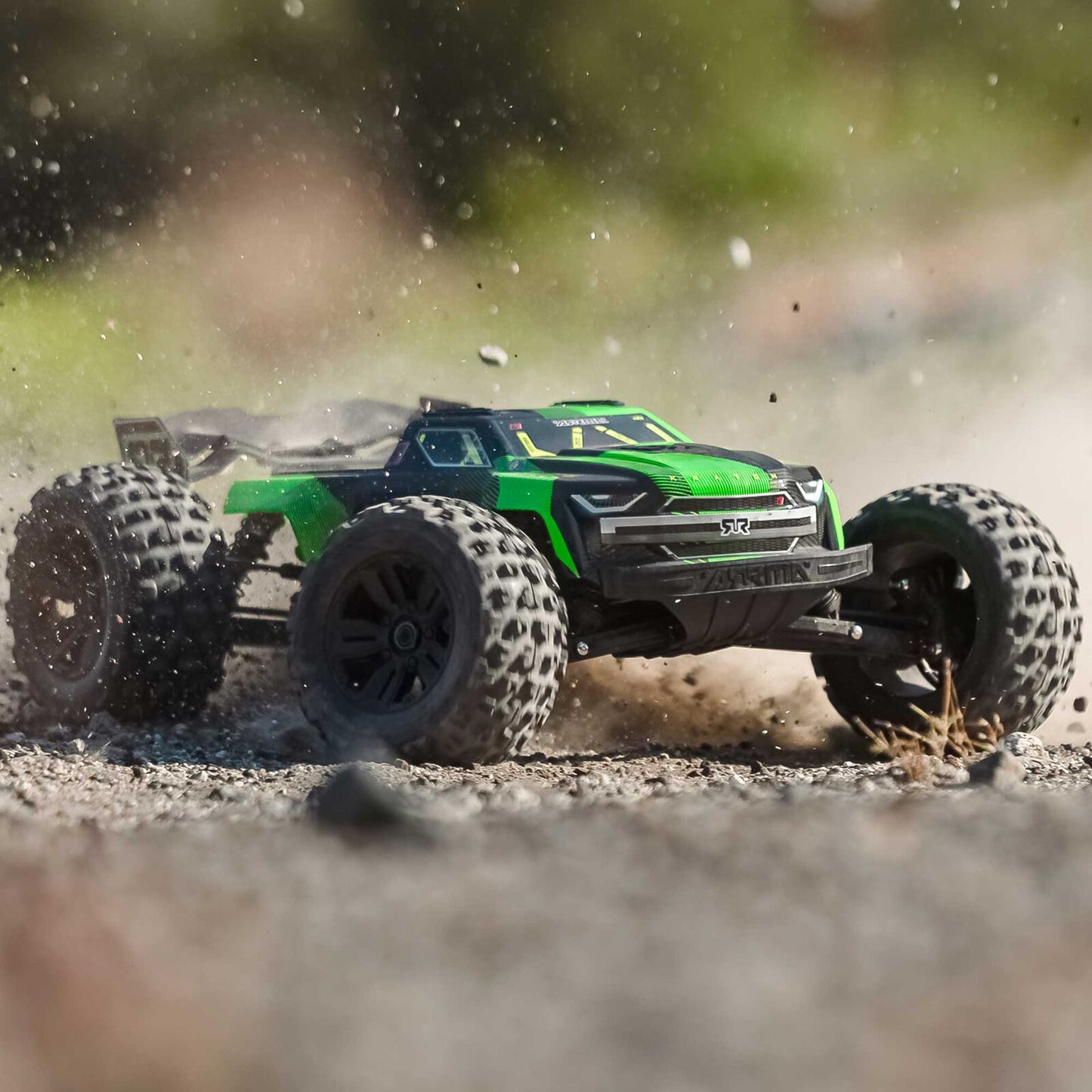 1/8 Kraton 6S, 4WD, BLX (Requires battery & charger):  (Green/Black): ARA8608V6T3
