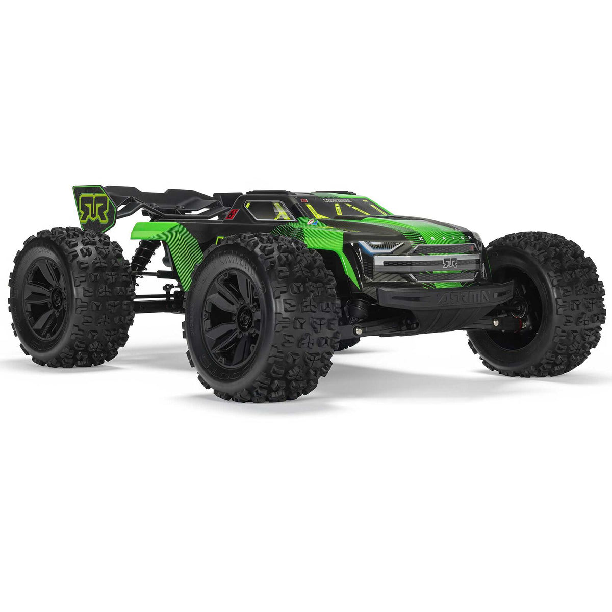 ARRMA 1/8 Kraton 6S, 4WD, BLX (Requires battery & charger): (Green/Black) (ARA8608V6T3)