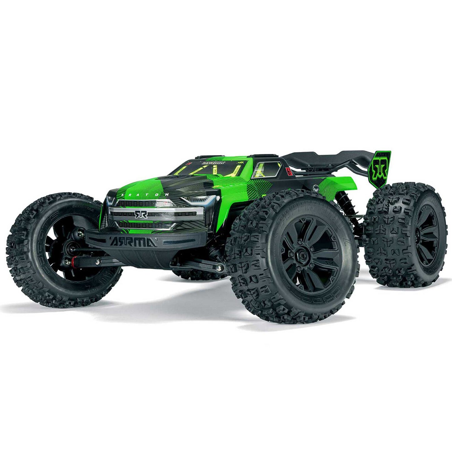 1/8 Kraton 6S, 4WD, BLX (Requires battery & charger):  (Green/Black): ARA8608V6T3