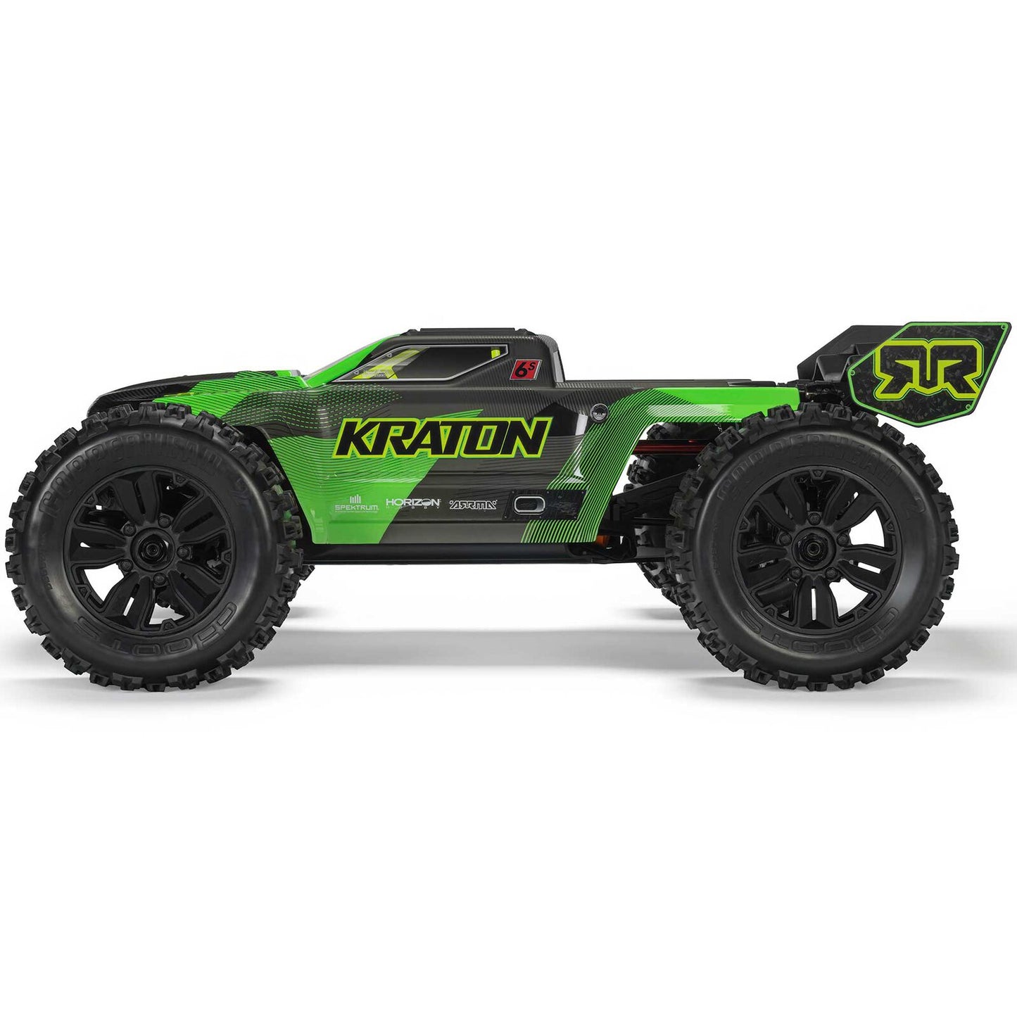 1/8 Kraton 6S, 4WD, BLX (Requires battery & charger):  (Green/Black): ARA8608V6T3
