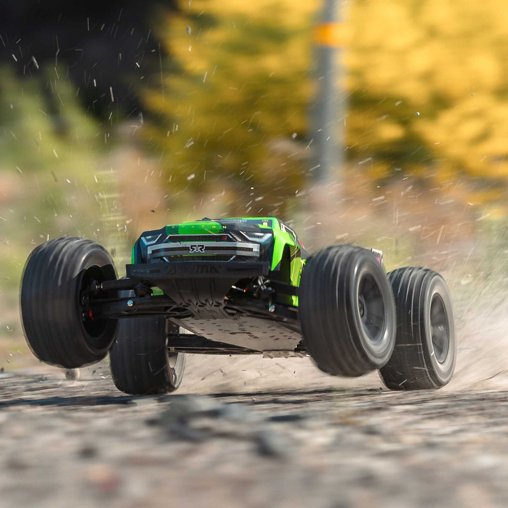 ARRMA 1/8 Kraton 6S, 4WD, BLX (Requires battery & charger): (Green/Black) (ARA8608V6T3)