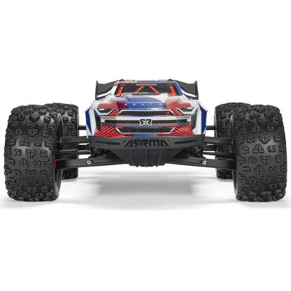 1/8 Kraton 6S, 4WD, BLX (Requires battery & charger):  (Blue/Red): ARA8608V6T4