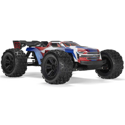 1/8 Kraton 6S, 4WD, BLX (Requires battery & charger):  (Blue/Red): ARA8608V6T4