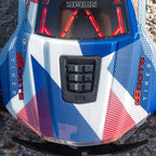 ARRMA 1/8 Kraton 6S, 4WD, BLX (Requires battery & charger): (Blue/Red) (ARA8608V6T4)