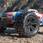 ARRMA 1/8 Kraton 6S, 4WD, BLX (Requires battery & charger): (Blue/Red) (ARA8608V6T4)
