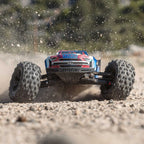 ARRMA 1/8 Kraton 6S, 4WD, BLX (Requires battery & charger): (Blue/Red) (ARA8608V6T4)