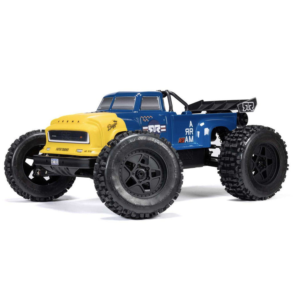 ARRMA 1/8 Notorious 6S, 4WD, BLX V6 Stunt Truck (Requires battery & charger): Blue (ARA8611V6T2)