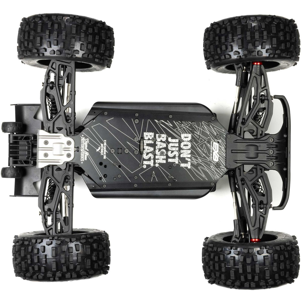 ARRMA 1/8 Notorious 6S, 4WD, BLX V6 Stunt Truck (Requires battery & charger): Black (ARA8611V6T1)