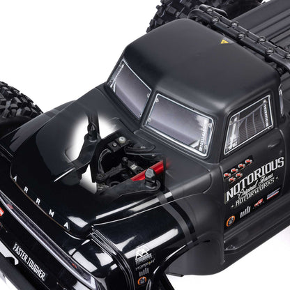 1/8 Notorious 6S, 4WD, BLX V6 Stunt Truck  (Requires battery & charger): Blue: ARA8611V6T2