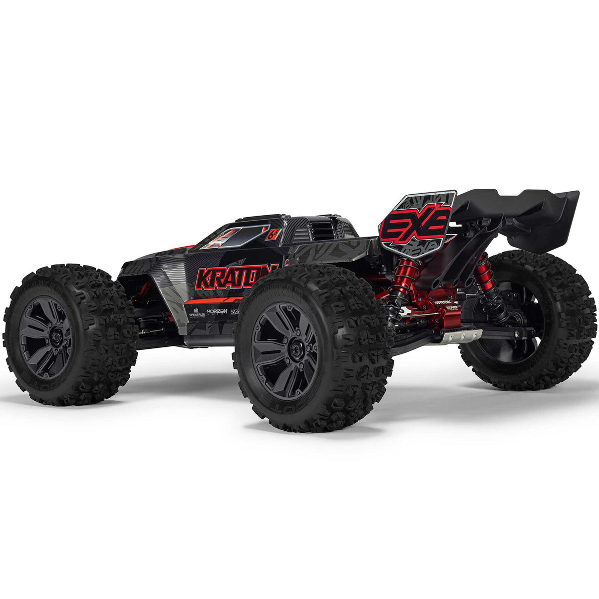 ARRMA 1/8 Kraton 6S, EXB, BLX V6 (Requires battery & charger): Black (ARA8708V6T1)