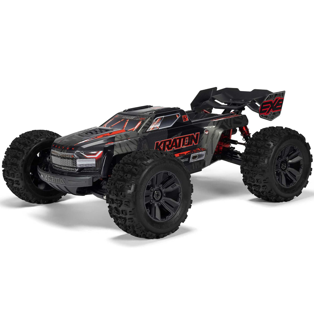 ARRMA 1/8 Kraton 6S, EXB, BLX V6 (Requires battery & charger): Black (ARA8708V6T1)