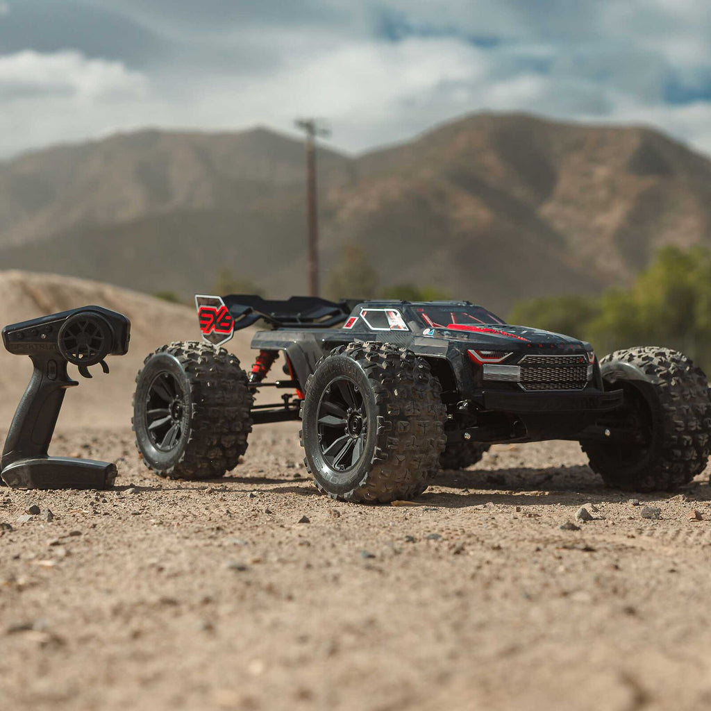 ARRMA 1/8 Kraton 6S, EXB, BLX V6 (Requires battery & charger): Black (ARA8708V6T1)