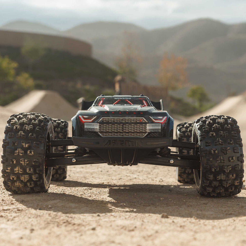ARRMA 1/8 Kraton 6S, EXB, BLX V6 (Requires battery & charger): Black (ARA8708V6T1)