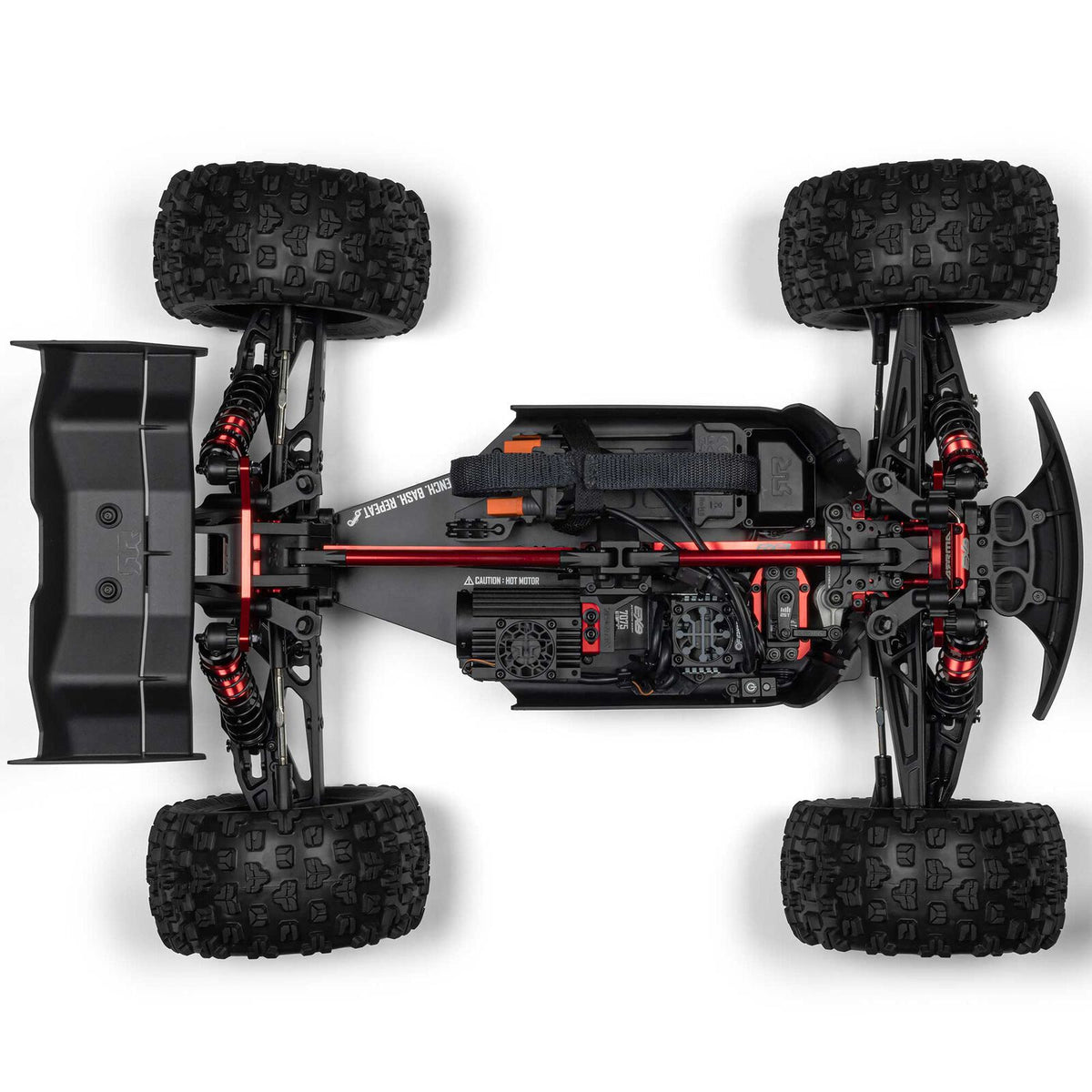 ARRMA 1/8 Kraton 6S, EXB, BLX V6 (Requires battery & charger): Black (ARA8708V6T1)