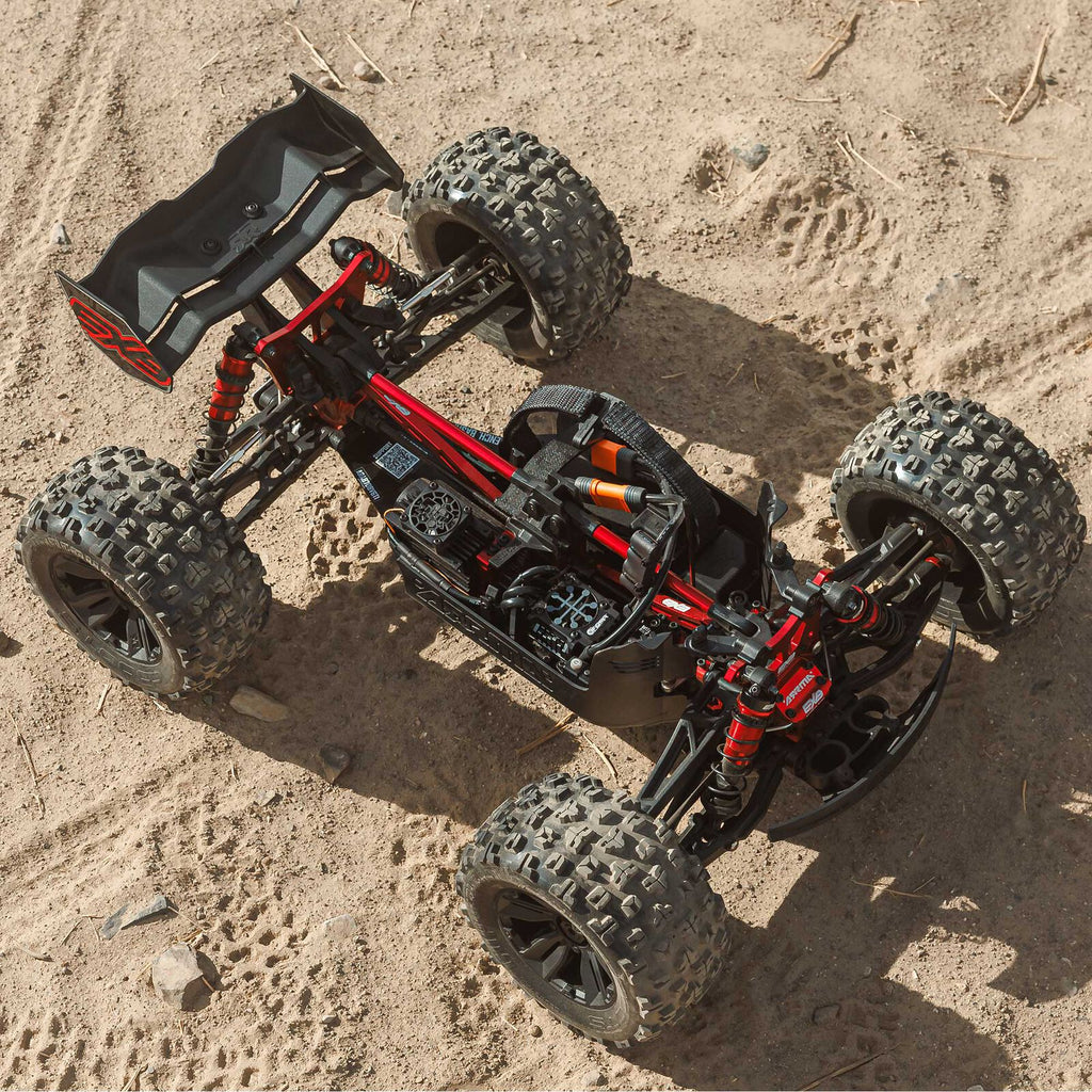 ARRMA 1/8 Kraton 6S, EXB, BLX V6 (Requires battery & charger): Black (ARA8708V6T1)