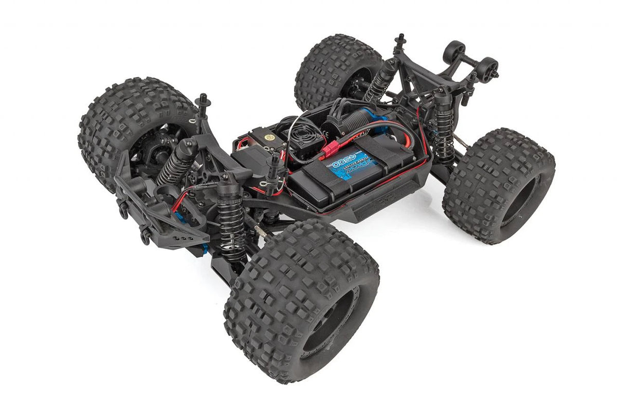 Associated RIVAL MT10 1/10 Scale RTR Electric Brushless 4WD Monster Truck V2, Red Team (ASC20518)