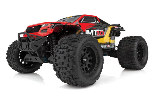 RIVAL MT10 1/10 Scale RTR Electric Brushless 4WD Monster Truck V2, Red Team
