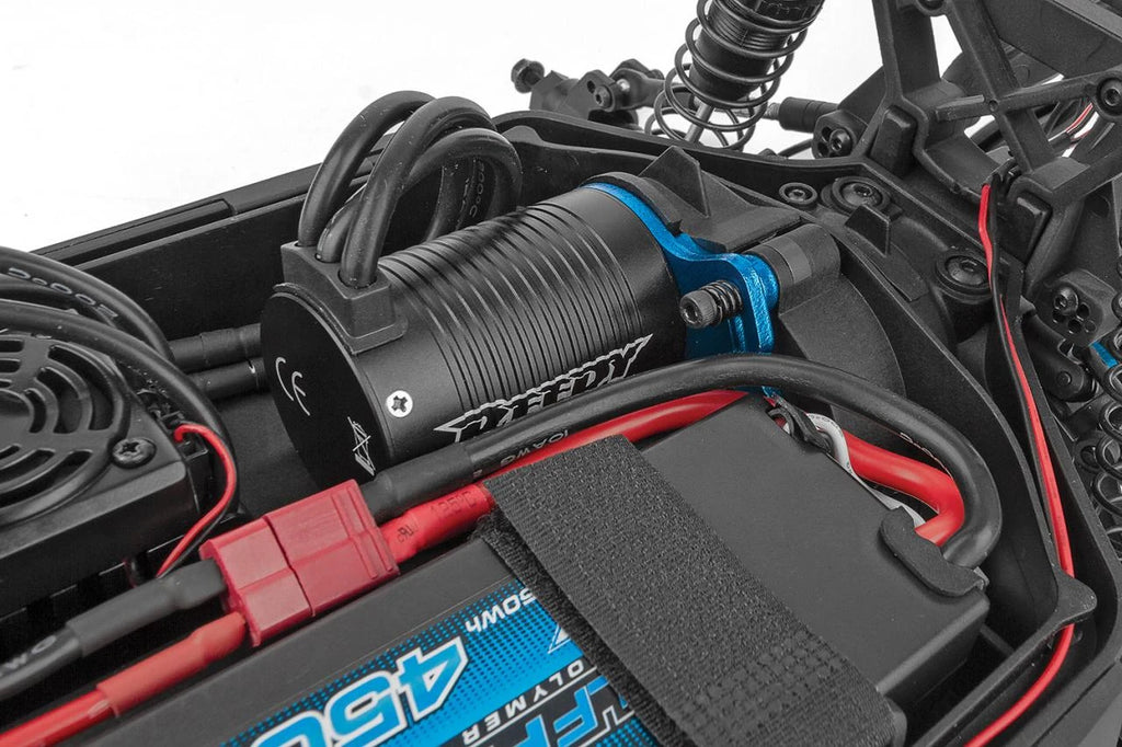 Associated RIVAL MT10 1/10 Scale RTR Electric Brushless 4WD Monster Truck V2, Red Team (ASC20518)