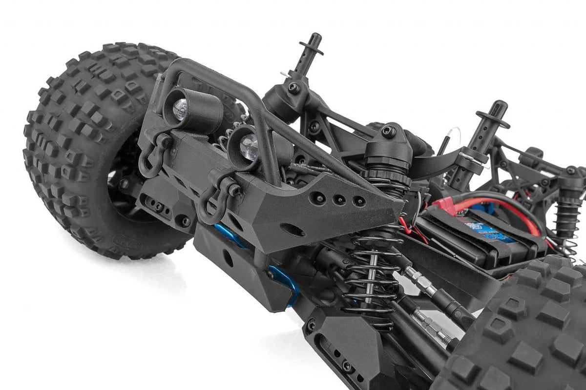 Associated RIVAL MT10 1/10 Scale RTR Electric Brushless 4WD Monster Truck V2, Red Team (ASC20518)