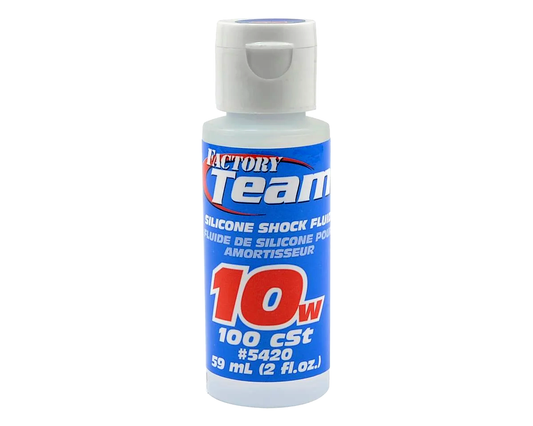 Factory Team Silicone Shock Fluid, 10Wt (100 cSt) 2oz
