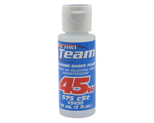Factory Team Silicone Shock Fluid, 45Wt (575 cSt) 2oz