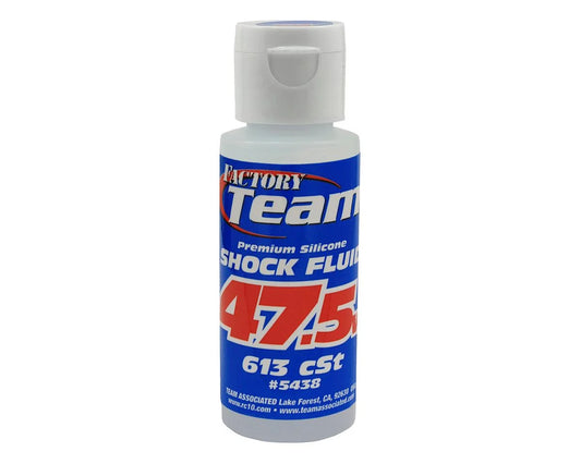 Factory Team Silicone Shock Fluid, 47.5Wt (613 cSt) 2oz