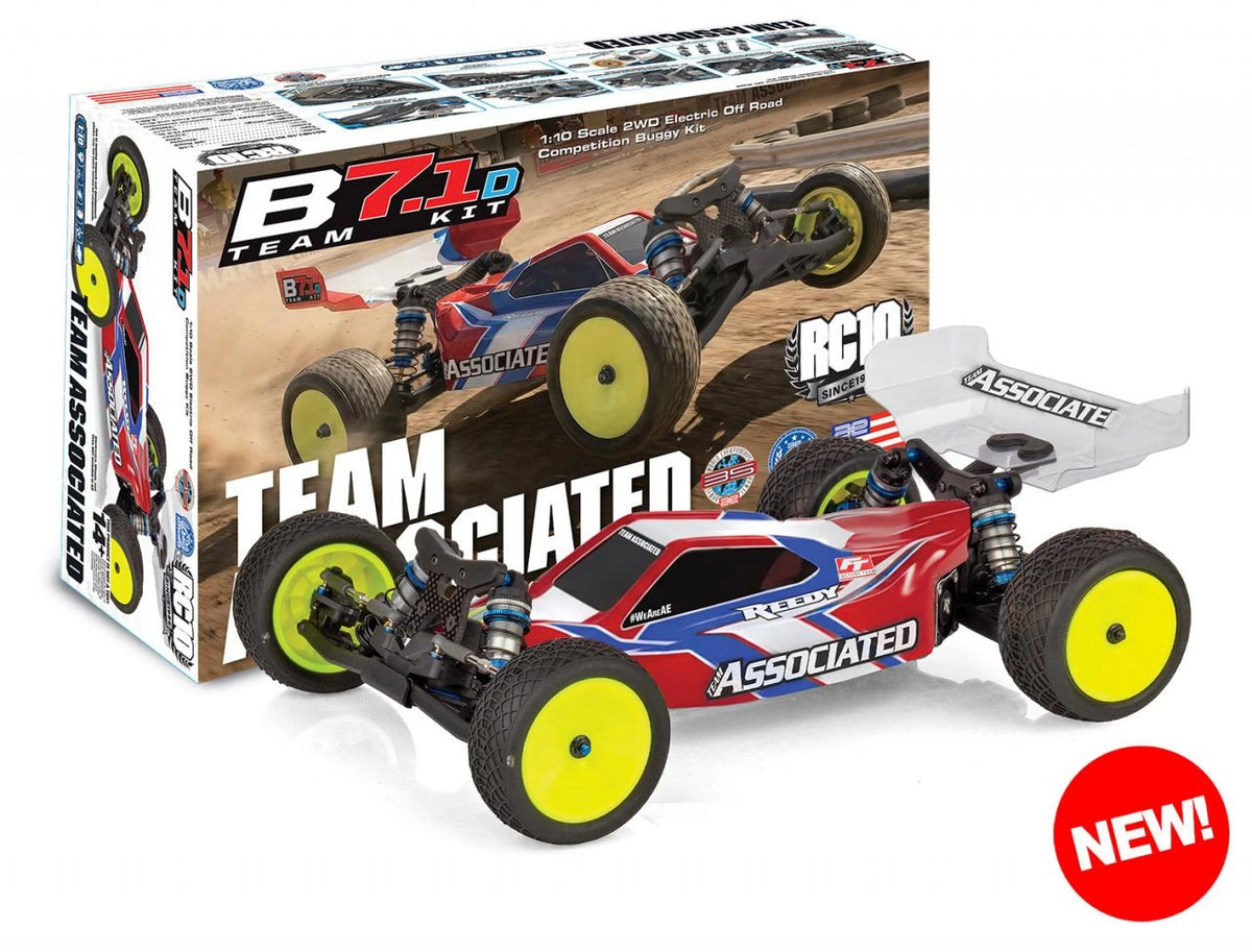 1/10 Team Associated RC10B7.1D Team Kit Red (ASC90047)