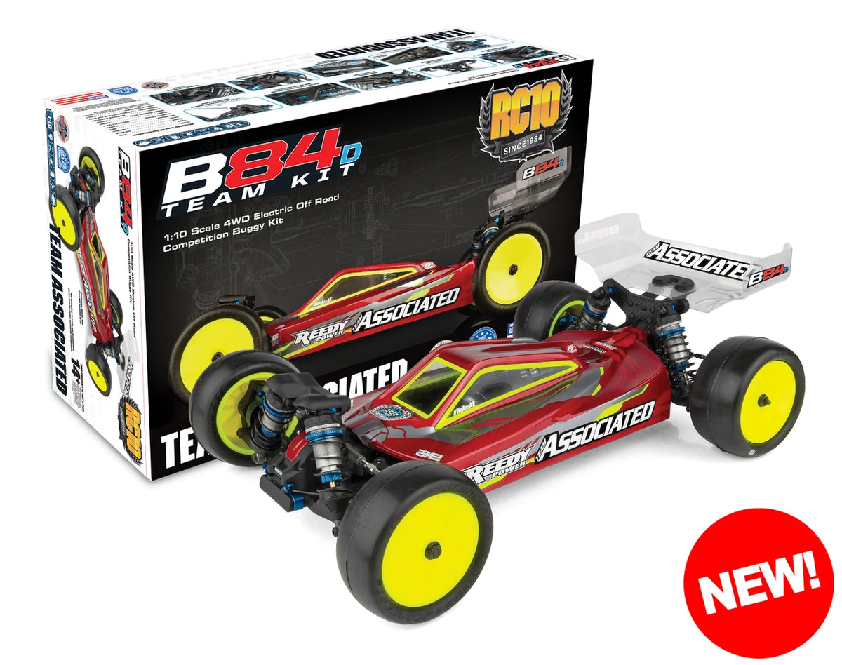 1/10 Team Associated RC10B84D Team Kit Red 4WD (ASC90051)