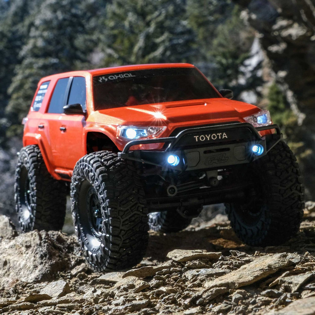 1/24 SCX24 Toyota 4 Runner 4X4 RTR Rock Crawler (Battery & Charger Included), Orange
